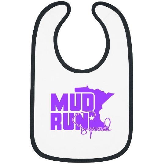Minnesota Mud Run Squad Mudding Princess MN State Outline Bibs
