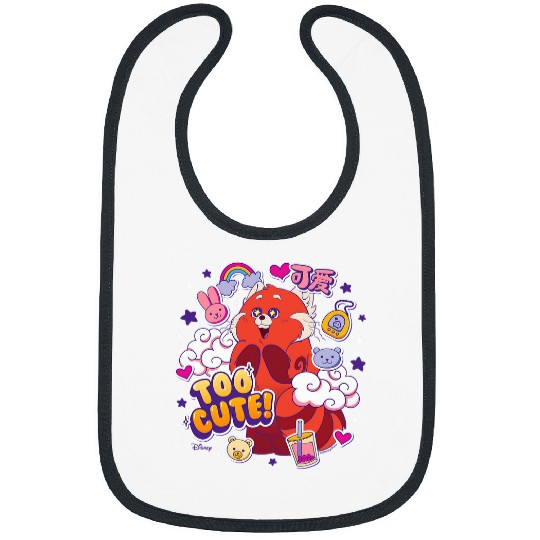 Panda Pet Turning Red Too Cute Red Panda Bibs