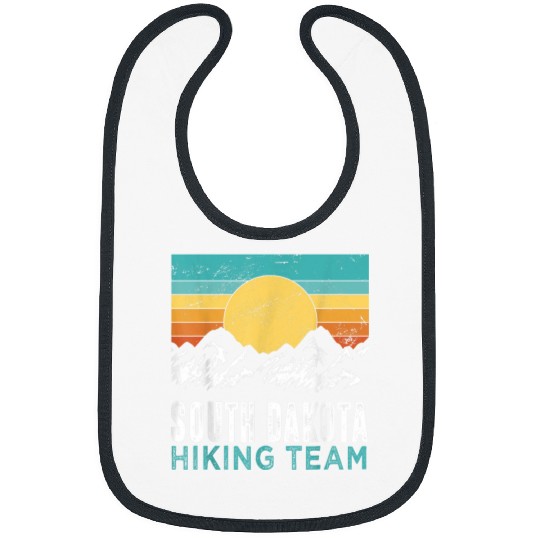 South Dakota Hiking Team Hiker Enthusiast National Parks 9 Bibs