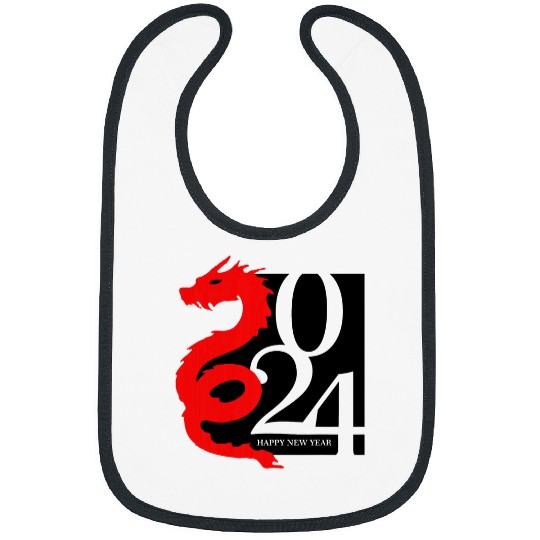Dragon Pet Happy Chinese New Year Year of the Dragon 9 8 Bibs