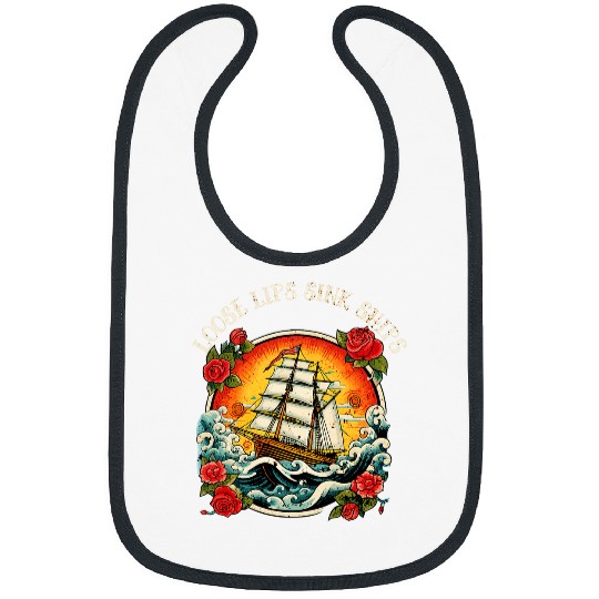 Loose Lips Sink Ships vintages Tattoo Bibs