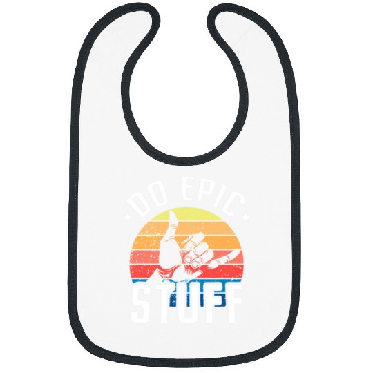 Surf Life Do Epic Stuff Surfer Hang Loose Shaka Windsurfing Surf Bibs