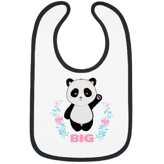 Panda Pet Big Sister Sorority Bibs