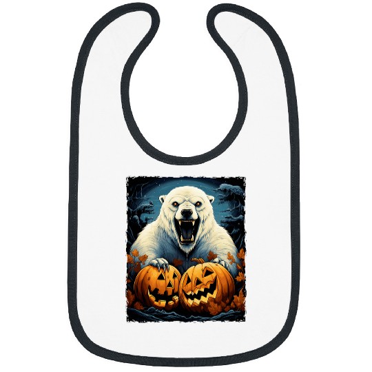 Bear Pet Polar Bear Halloween 2 Bibs