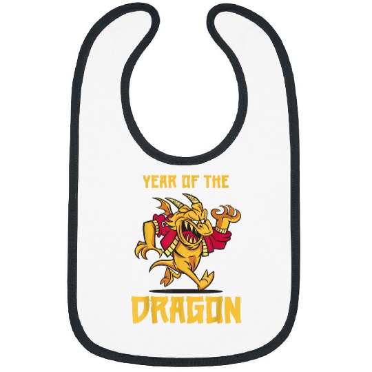 Dragon Pet Varsity Chinese New Year of the Dragon Men Women Kids Bibs