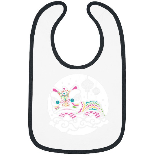 Lion Pet Dance Lunar New Year Chinese New Year of Rabbit Bibs