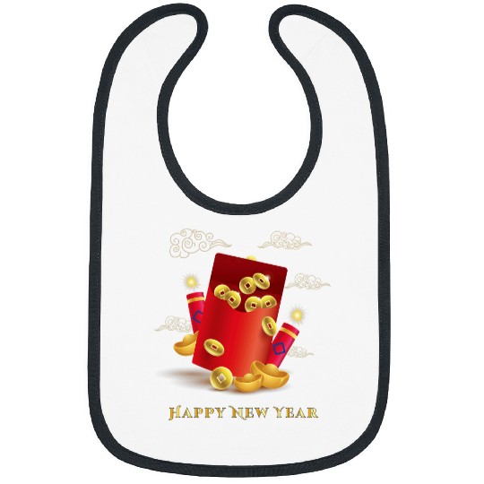 Dragon Pet Happy Chinese Lunar New Year Year of the Dragon Bibs