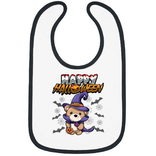 Bear Pet Happy Halloween Disguised Bear Wizard Halloween Costume Bibs