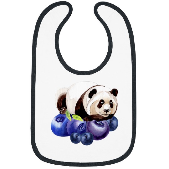 Panda Pet berry supercute fruit kawaii character blueberry panda Bibs