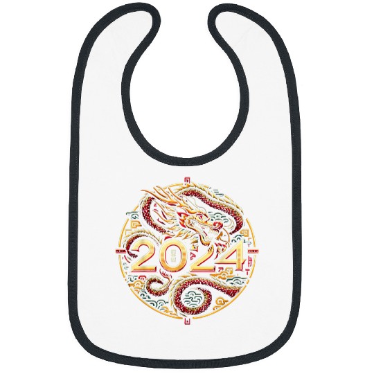 Dragon Pet Happy Chinese New Year Year of the Dragon Zodiac 15 Bibs