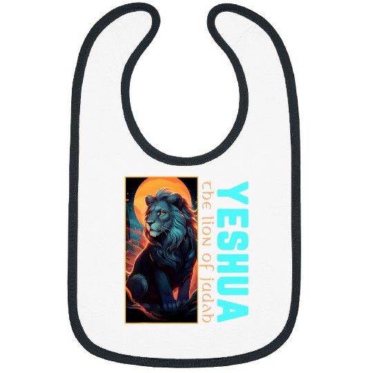 Lion Pet of Judah Torah Observant Hebrew Roots Yeshua 2 Bibs