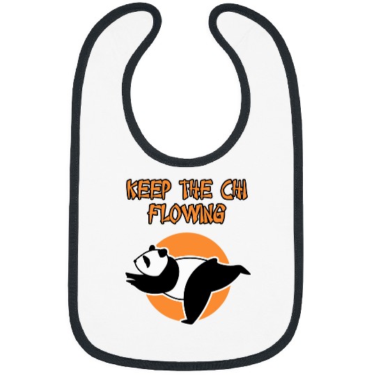Panda Pet Keep the Chi Flowing with Panda for Men and Women Tai Chi Bibs