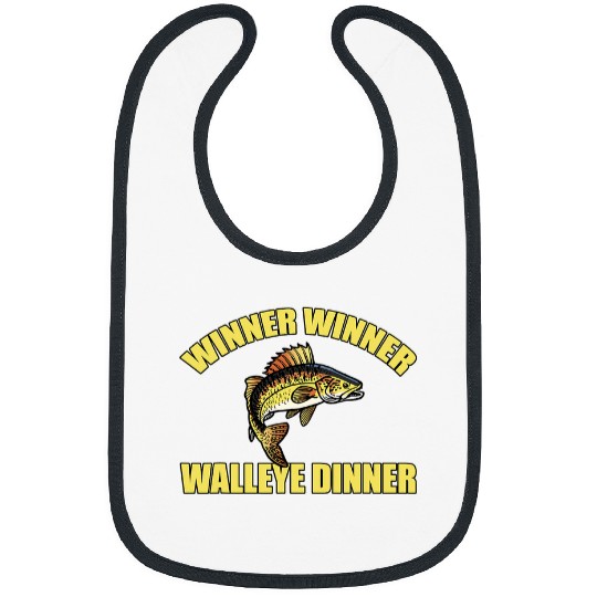 Fishing Funny Walleye Fishing Costume Love Freshwater Fish Fisher Bibs