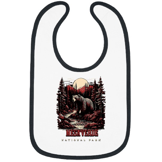 Mesa Verde National Park Adventure Hiking Travel Souvenir 1 Bibs