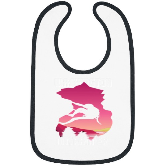 Mountaineer Mt Rainier Mountain Climber Hike Washington Bibs