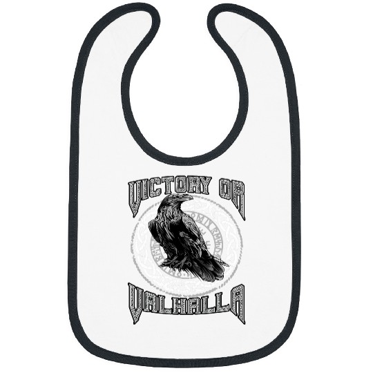 Victory Or Valhalla Viking Warrior Norsemen 10 Bibs