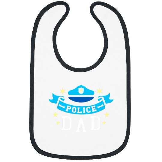 Police Job Dad Policemen Cop Law Enforcement Officer Bibs