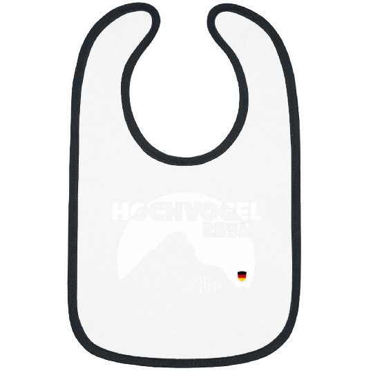 Mount Hochvogel Mountain Hike Climb Hiking Gifts Germany Bibs