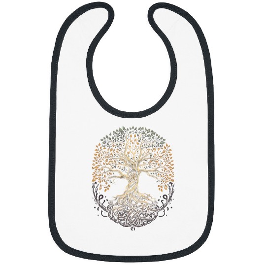 Viking Knotwork Tree of Life Bibs