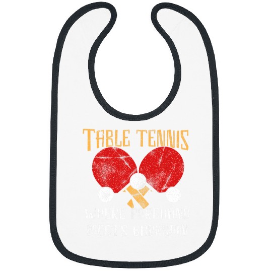 Table Tennis Where Forehand Meets Topspin Ping Pong Player Bibs