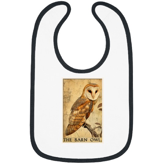 Owl Pet Barn Owls Barn Owl Tarot Card Bibs