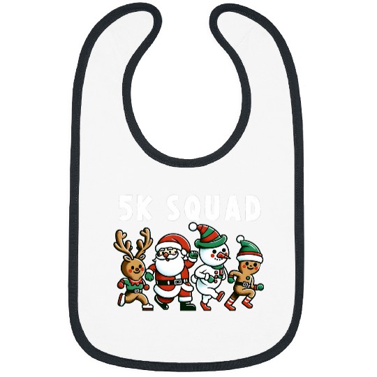 Running Christmas 5k Squad Fun Run Matching xmass Runner Bibs
