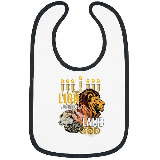 Lion Pet Of Judah Lamb Of God Bibs