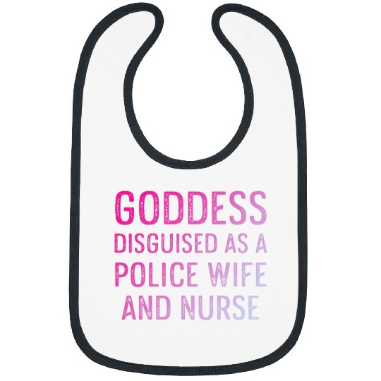 Police Wife nurses Life RN Mom 5 Bibs
