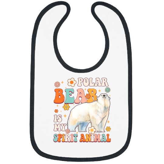 Bear Pet Polar Bear Is My Spirit Animal Wildlife Zookeeper Zoologist Bibs
