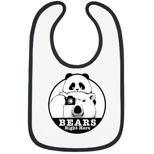 Bear Pet Right Here Classic Bibs