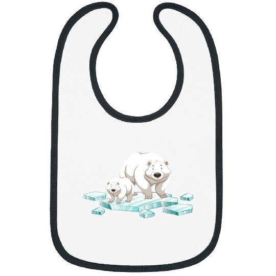 Bear Pet Polar bear north pole polar bear environmental protection 2 Bibs
