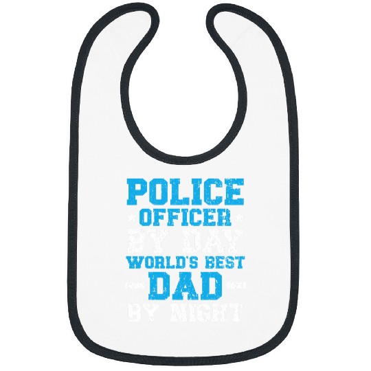 Police Job Dad Policeman Cop Law Enforcement Officer 8 Bibs