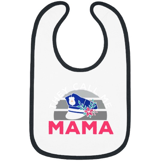 They Call Me Mama Police Officer Law Enforcement Officer Bibs
