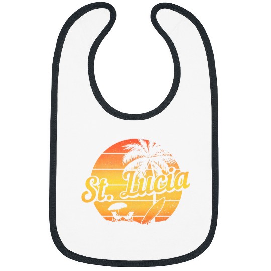 St Lucia Surf vintages Souvenir Beach Surfer 1 Bibs