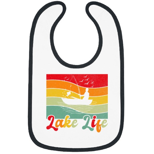 Lake Life Fishing Fisherman Bibs