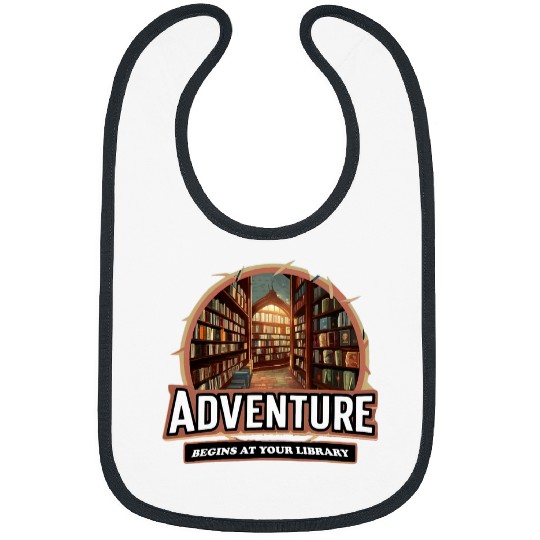 Librarian Job Quote Adventure Begins At Your Library Bibs