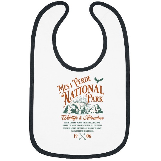 Mesa Verde National Park Adventure Hiking Travel Souvenir Bibs