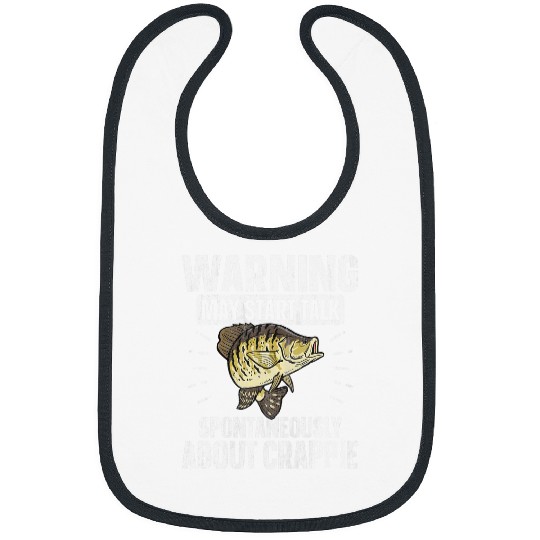 Fishing Crappie Fishing Funny Fisherman Crappie Fish vintages Fisher Bibs