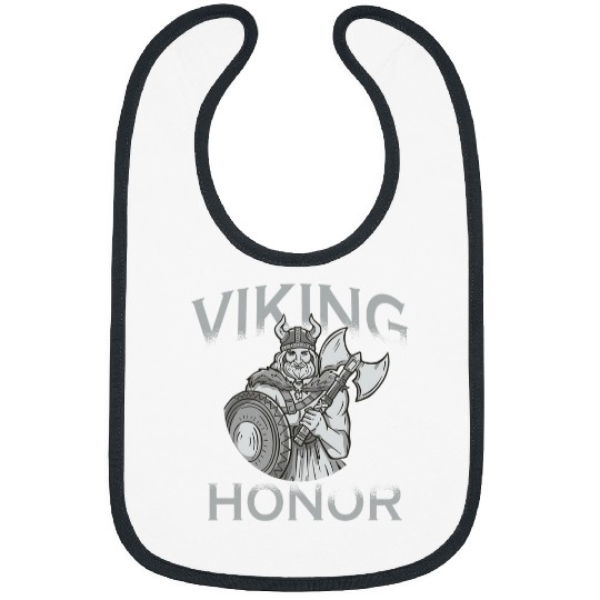 Viking Honor Funny Viking Warrior Bibs