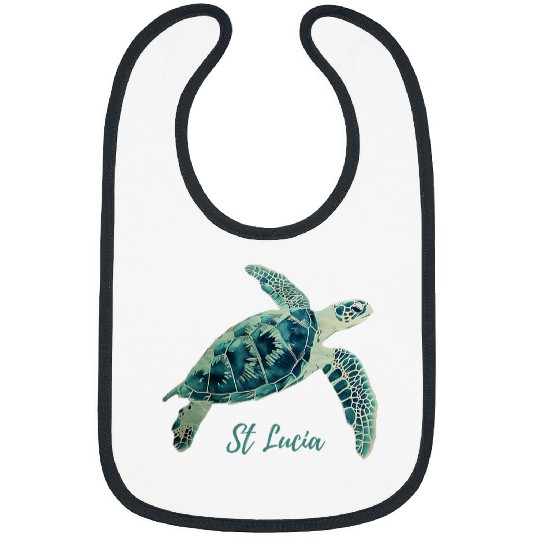 St Lucia Tribal Sea Turtle Surfer Scubas Diving Saint Lucia Bibs