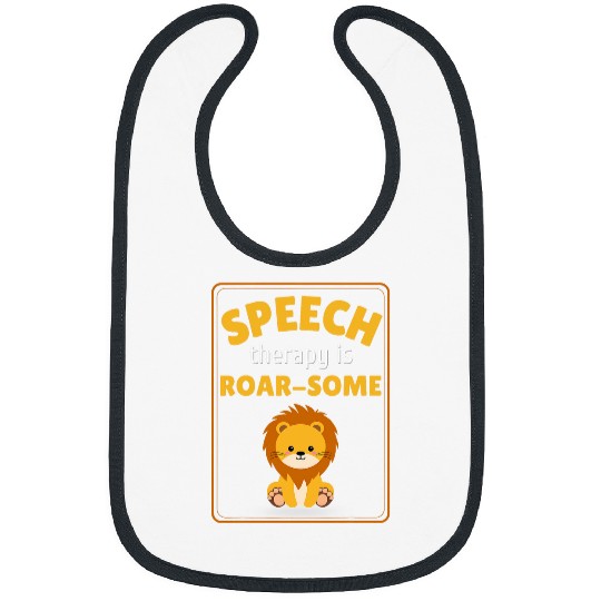 Lion Pet Pathology Slp Speech Therapy Pathologist Lion Bibs