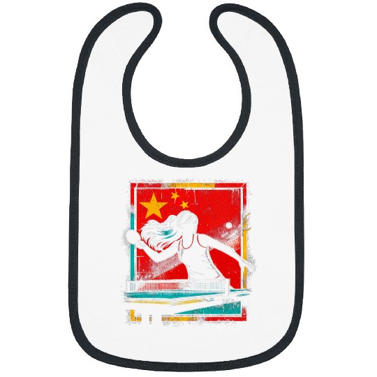 Table Tennis Player China Flag Ping Pong Bibs