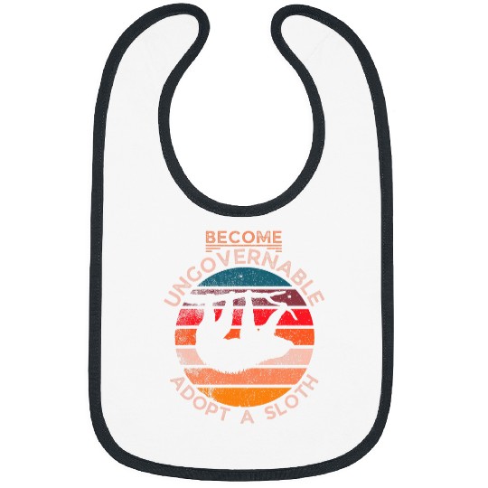 Sloth Pet Become Ungovernable Adopt a Sloth Exotic Animal Bibs