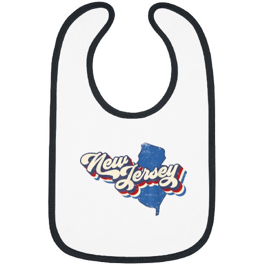 NJ New Jersey Garden State Pride East Coast Proud Jersean 2 Bibs
