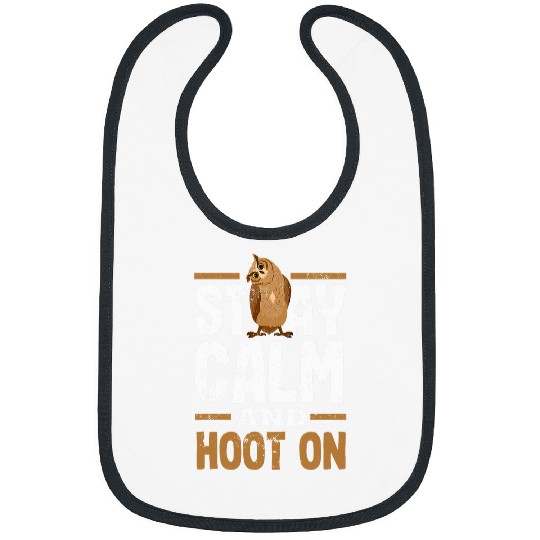 Owl Pet Enthusiast Hoot On Funny Barn Owl Tyto Alba Bibs