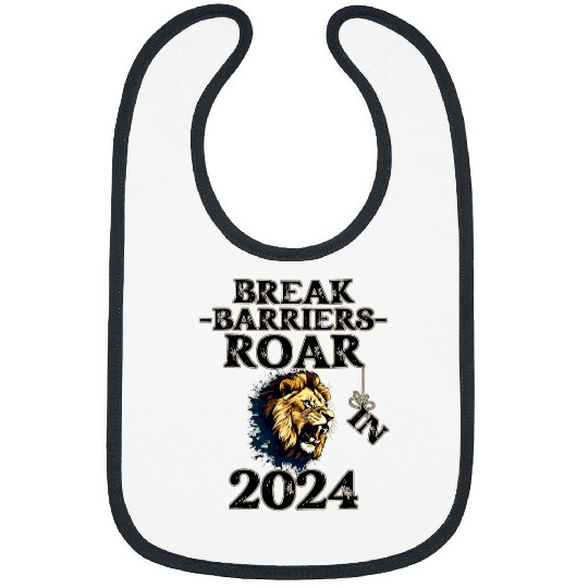Lion Pet BREAK BARRIERSROAR INTO 2024 LIKE A COURAGEOUS LION Bibs