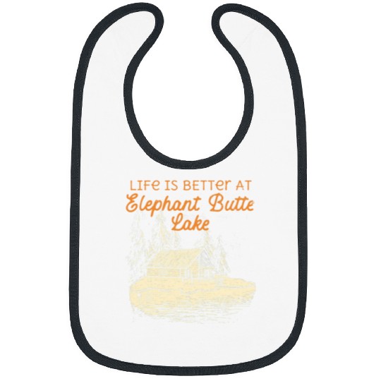 Elephant Pet Butte Lake Lake Life Life Is Better At The Lake 1 Bibs