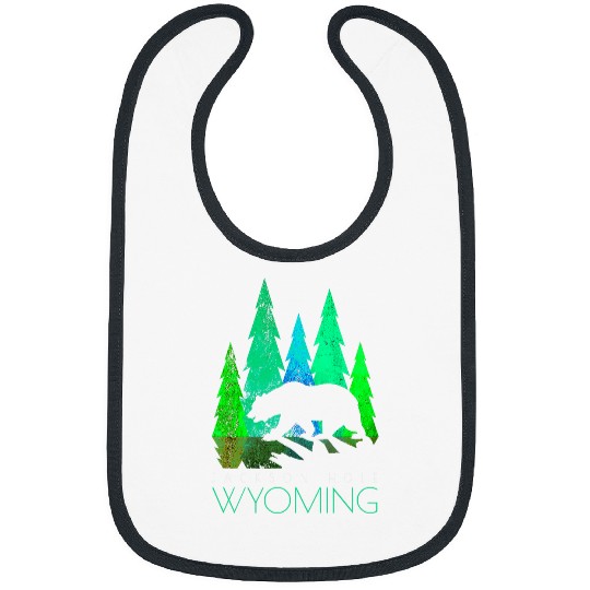 Bear Pet Jackson Hole Wyoming Bear and Trees Jackson Hole 2 Bibs