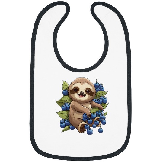 Sloth Pet Blueberry Sloth Blueberries Fruit Berry Healthy Garden Bake Bibs