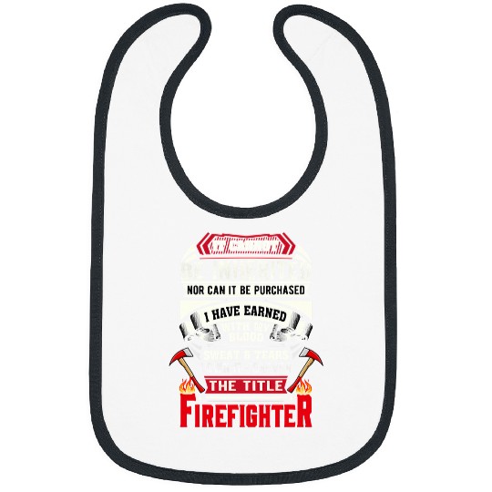 Firefighter Job Fireman Cool Graphics Proud Firefighter Plus Size 15 Bibs